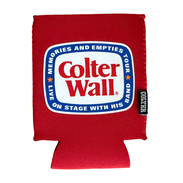 Colter Wall Live with His Band Beer Coaster Can Cooler