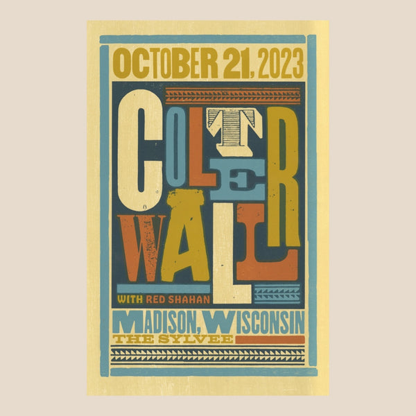 Colter Wall The Sylvee Madison Wisconsin Show Poster