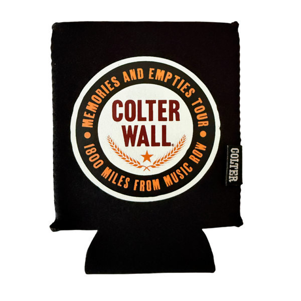 Colter Wall 1800 Miles Beer Coaster Can Cooler
