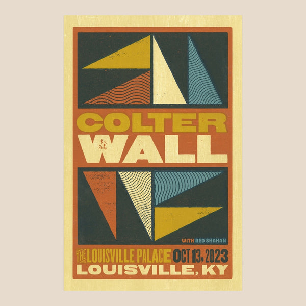 Colter Wall Louisville Palace Louisville KY Show Poster