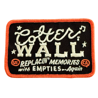 Colter Wall Memories and Empties Patch