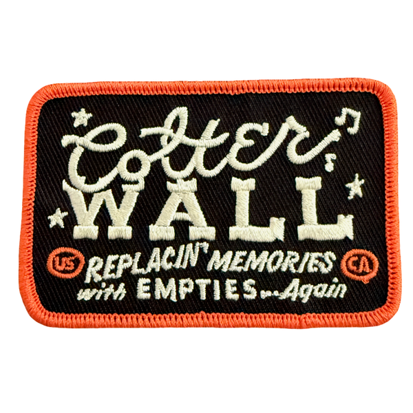 Colter Wall Memories and Empties Patch