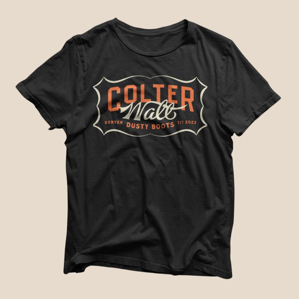 Colter Wall Dusty Boots Festival T-Shirt