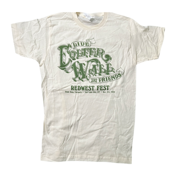 Colter Wall  RedWest Fest Natural Shirt