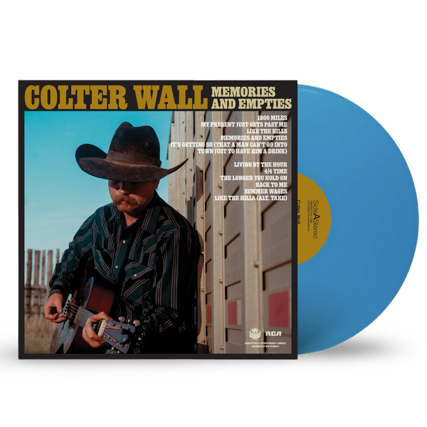 Colter Wall Memories and Empties Sky Blue Vinyl Deluxe Edition Pre-Sale