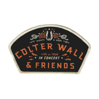 Colter Wall and Friends In Concert 2025 Tour Patch