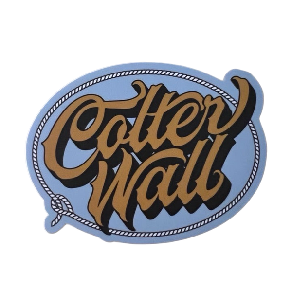 Colter Wall Rope Logo Sticker