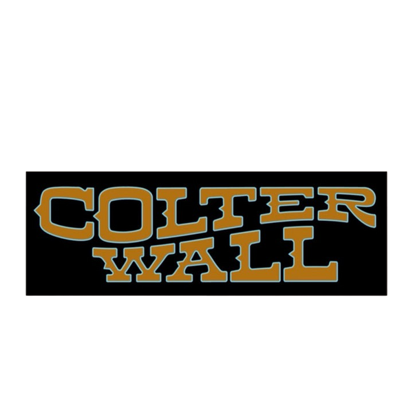 Colter Wall Wavy Logo Sticker