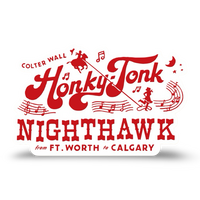 Colter Wall Honky-Tonk Nighthawk Sticker