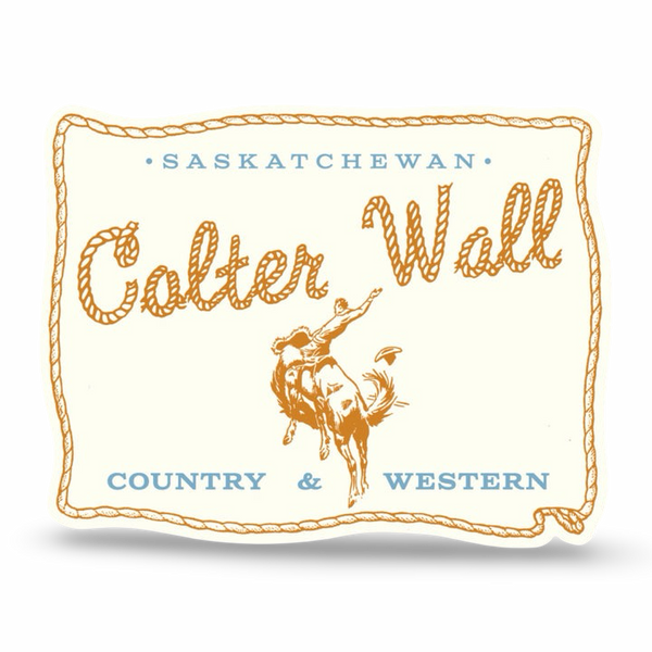 Colter Wall Sask Sticker