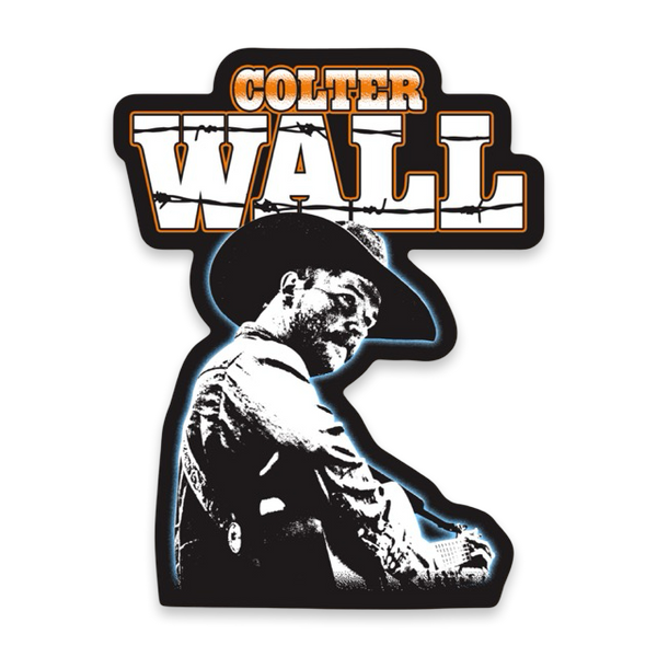 Colter Wall Barbed Wire Sticker