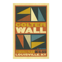 Colter Wall Louisville Palace Louisville KY Show Poster