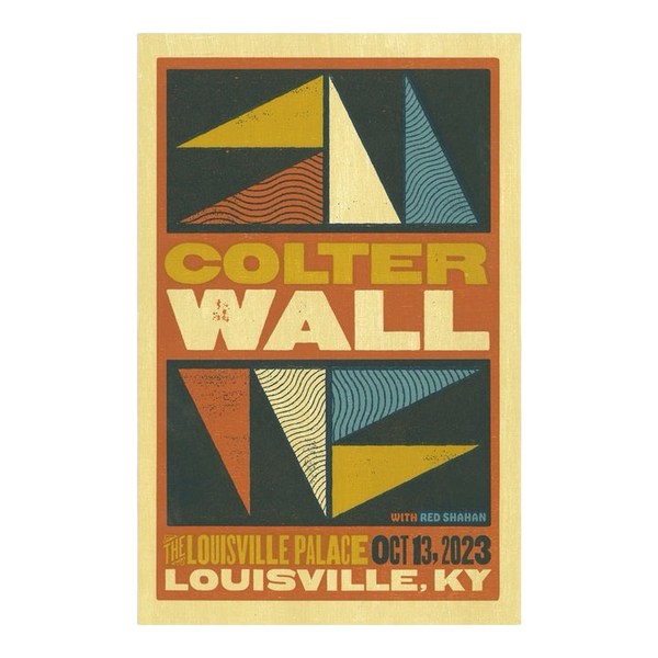 Colter Wall Louisville Palace Louisville KY Show Poster