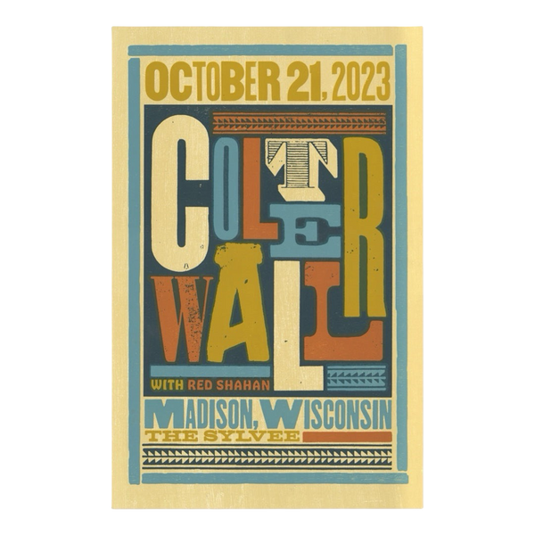 Colter Wall The Sylvee Madison Wisconsin Show Poster