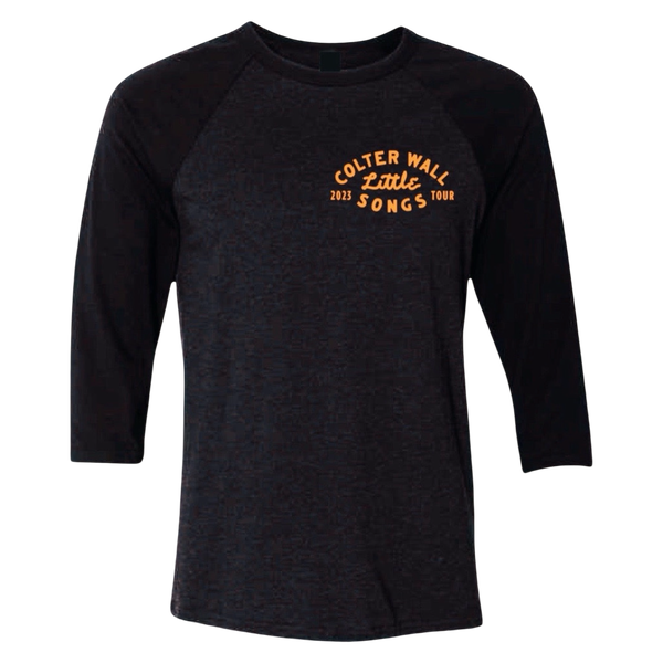 Colter Wall Tour 3/4 Sleeve Baseball Tee