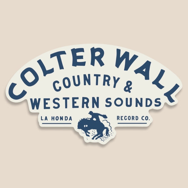 Colter Wall Country Sounds Sticker