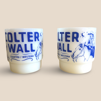 Pre-Sale Colter Wall Cowboy Milk Glass Mug