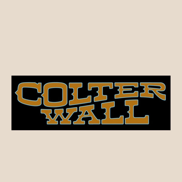 Colter Wall Wavy Logo Sticker