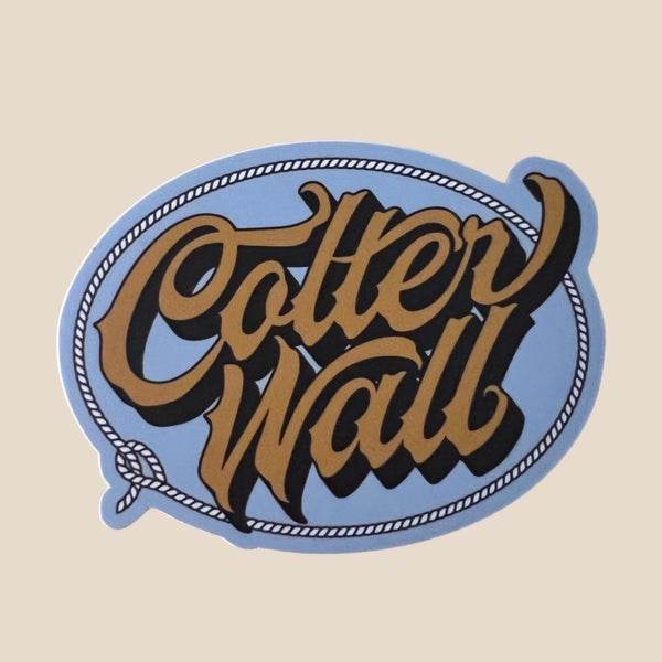Colter Wall Rope Logo Sticker