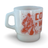 Colter Wall Cowboy Milk Glass Mug Version 2