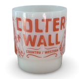 Colter Wall Cowboy Milk Glass Mug Version 2