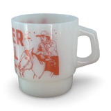 Colter Wall Cowboy Milk Glass Mug Version 2