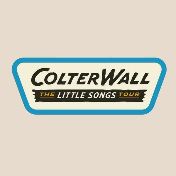 Colter Wall Little Songs Badge Sticker