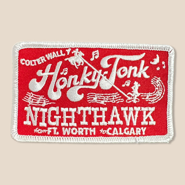 Colter Wall Honky Tonk Nighthawk Patch