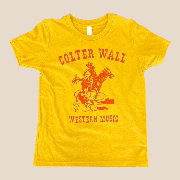 Colter Wall Western Music Youth T-Shirt