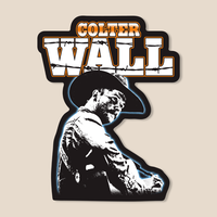 Colter Wall Barbed Wire Sticker