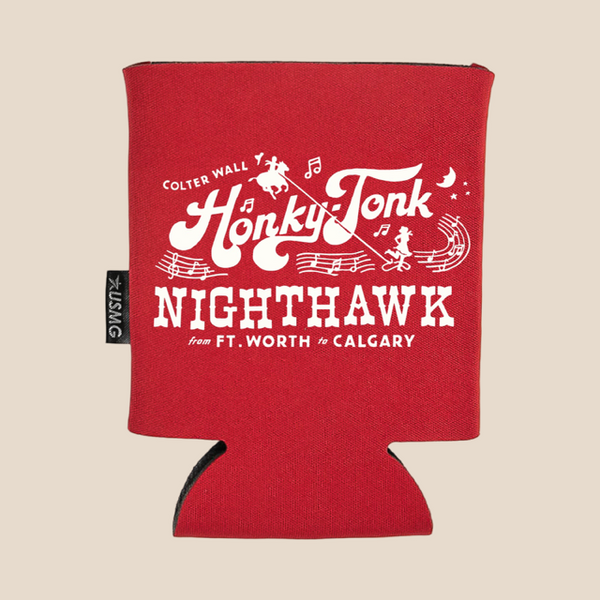 Colter Wall Honky-Tonk Nighthawk Can Cooler