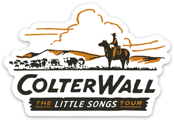 Colter Wall Little Songs Tour Sticker